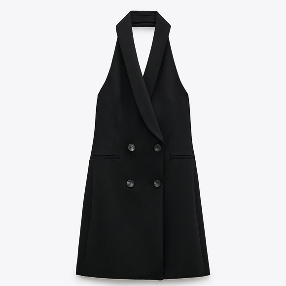 zara tuxedo dress blogger fav - Picture 13 of 16